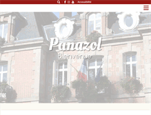 Tablet Screenshot of mairie-panazol.fr
